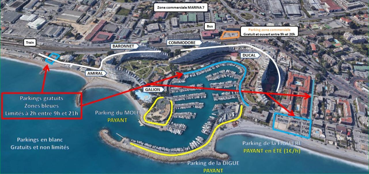 Апартаменты Dream French Riviera - Fame Marina Baie Des Anges Вильнёв-Лубе Экстерьер фото